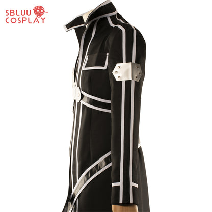 SBluuCosplay Sword Art Online Kirito Cosplay Costume Black Version
