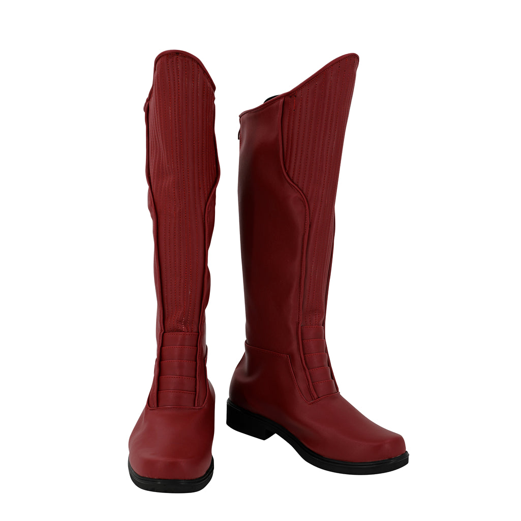 SBluuCosplay les chaussures de Cosplay Flash Barry Allen bottes sur mesure