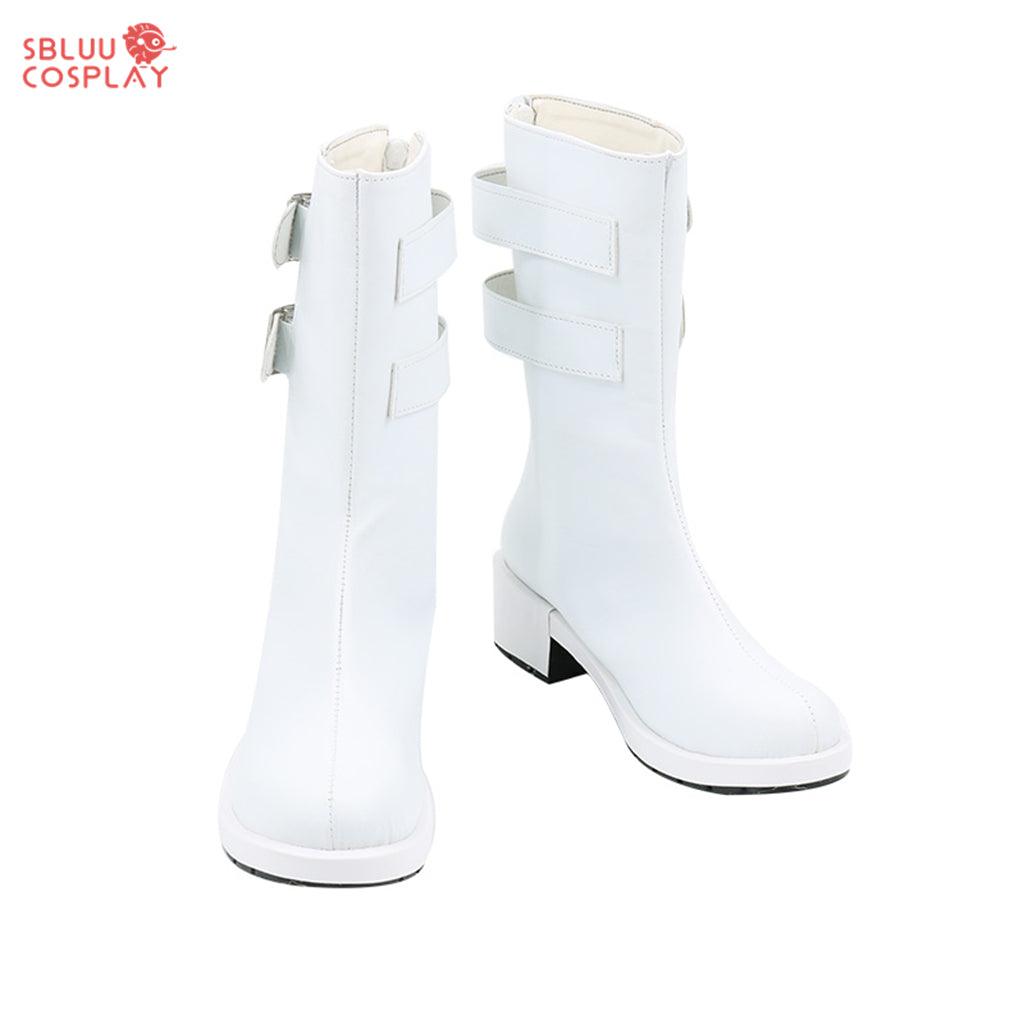 Tokyo Revengers Sano Manjiro Cosplay Shoes Custom Made White Boots - SBluuCosplay