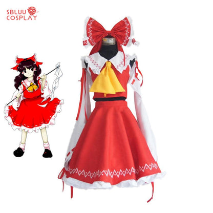 SBluuCosplay Touhou Project Hakurei Reimu Cosplay Costume - SBluuCosplay