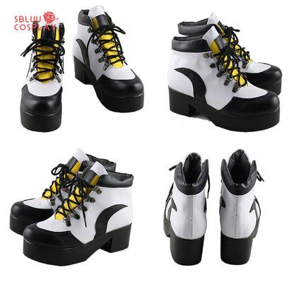 Touken Ranbu Online Kuwana Gou Cosplay Shoes Custom Made Boots - SBluuCosplay