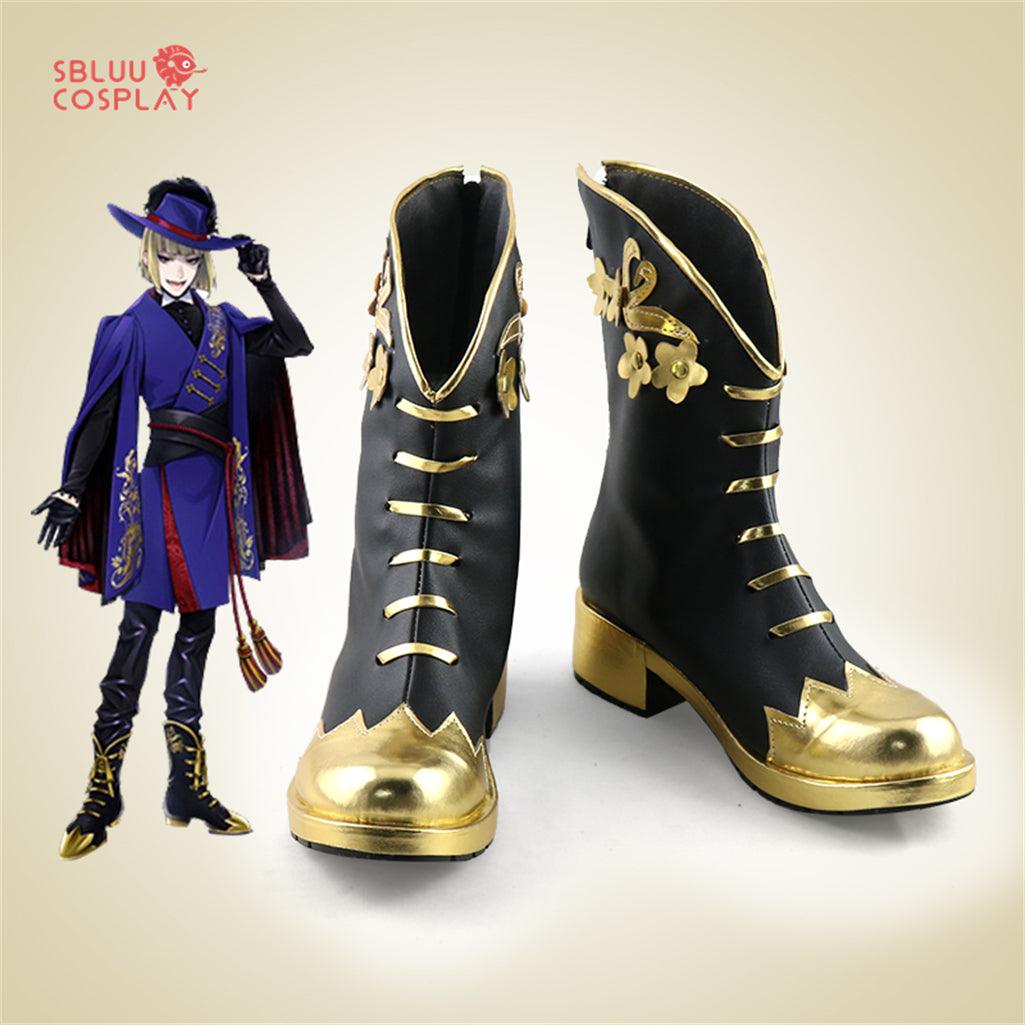 Twisted-Wonderland Rook Hunt Cosplay Shoes Custom Made Boots - SBluuCosplay