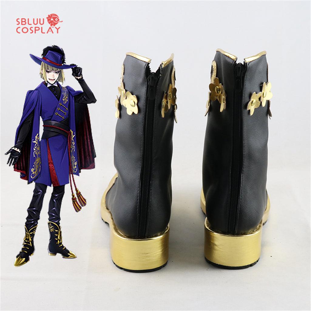 Twisted-Wonderland Rook Hunt Cosplay Shoes Custom Made Boots - SBluuCosplay