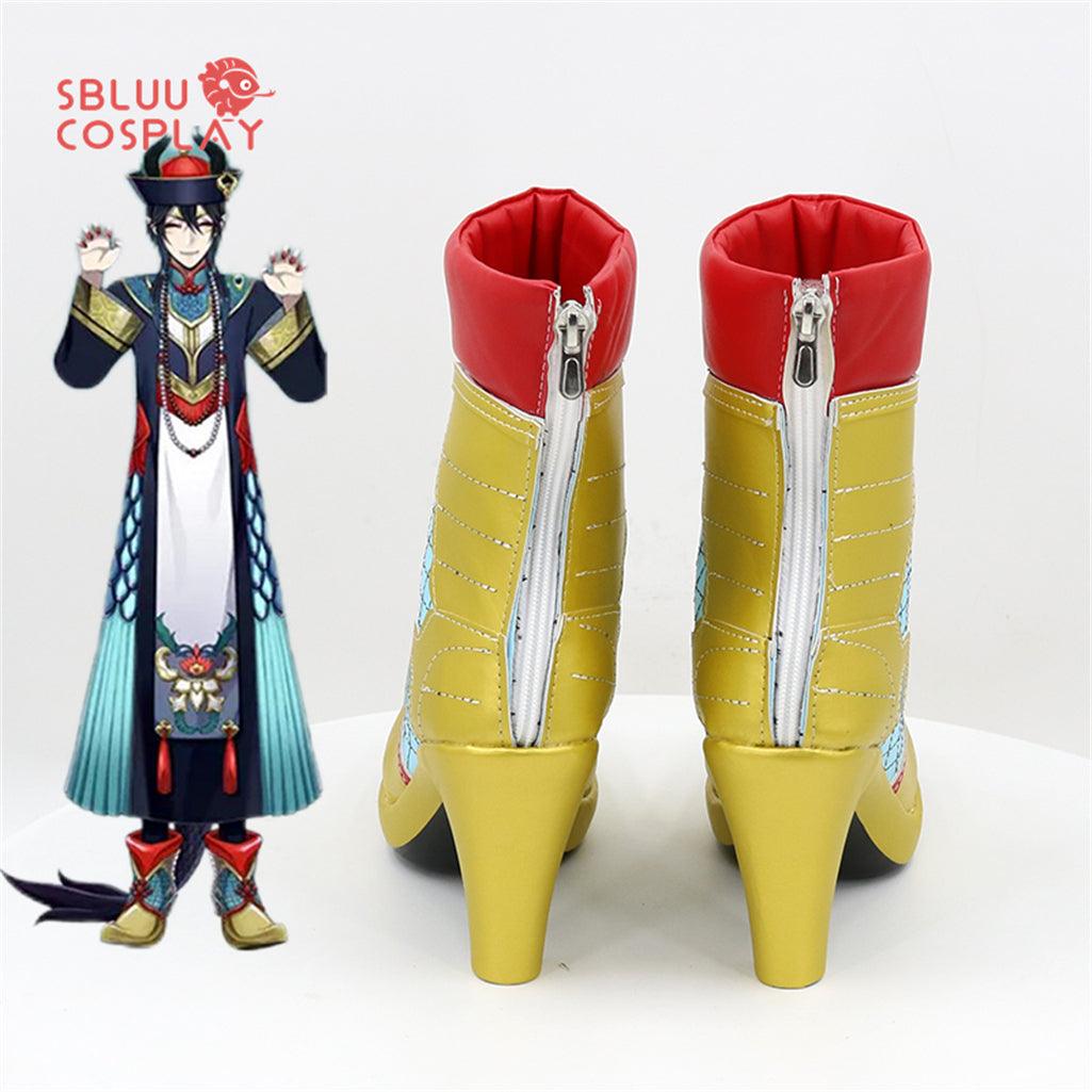 SBluuCosplay Twisted Wonderland Malleus Draconia Cosplay Shoes Custom Made Boots - SBluuCosplay
