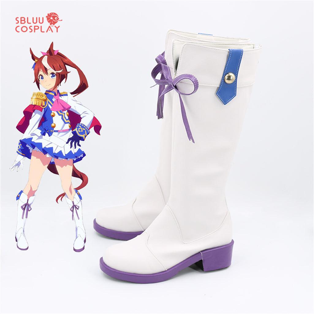 Uma Musume Pretty Derby Tokai Teio Cosplay Shoes Custom Made Boots - SBluuCosplay
