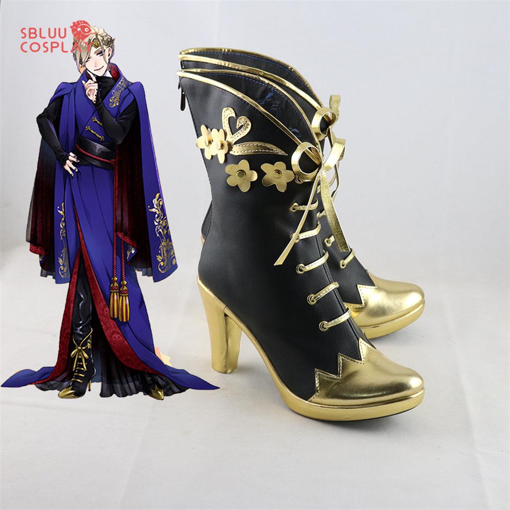 Twisted-Wonderland Vil Schoenheit Cosplay Shoes Custom Made Boots 