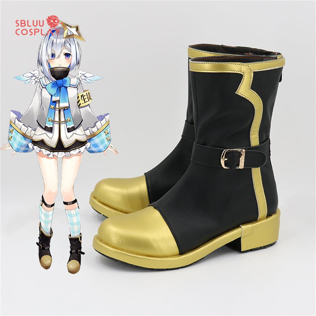 Virtual YouTuber Hololive Amane Kanata Cosplay Shoes Custom Made Boots - SBluuCosplay