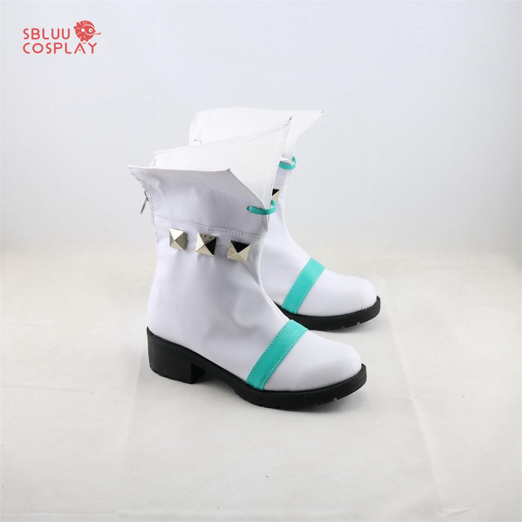Virtual YouTuber Aza Cosplay Shoes Custom Made Boots - SBluuCosplay