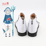 Virtual YouTuber Hololive Gawr Gura Cosplay Shoes Custom Made Boots - SBluuCosplay