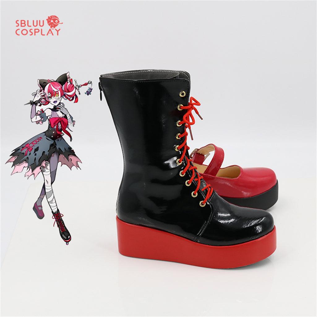 Virtual YouTuber Hololive Kureiji Ollie Cosplay Shoes Custom Made Boots - SBluuCosplay