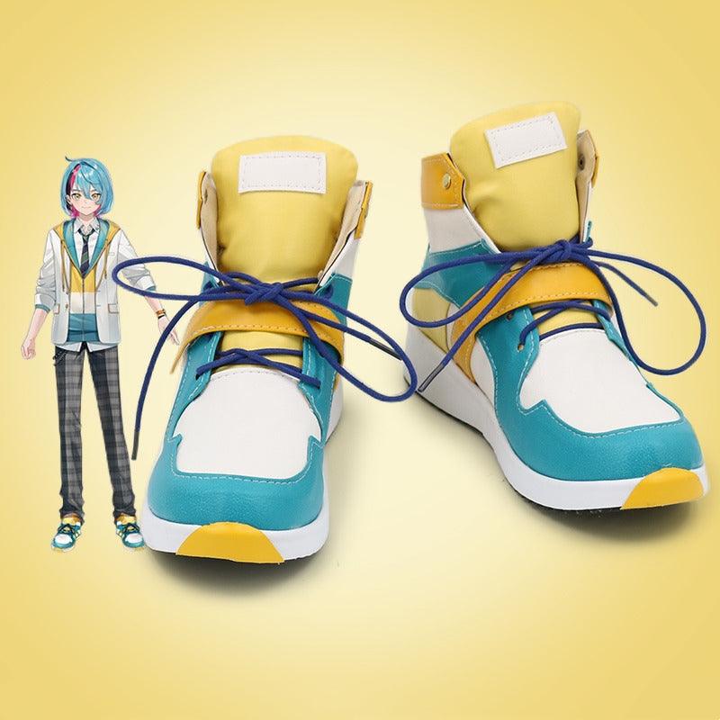 SBluuCosplay Virtual YouTuber Kyo Kaneko Cosplay Shoes Custom Made Boots - SBluuCosplay