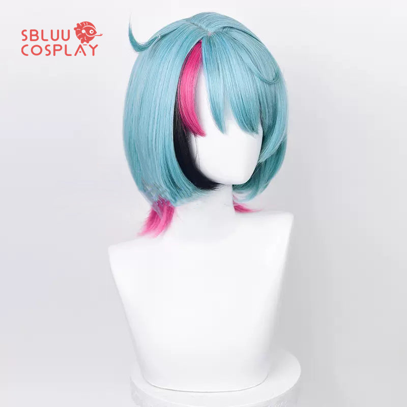 Summer Time Rendering Anime Blue-black Hair Cosplay Wig Short Hair  Halloween