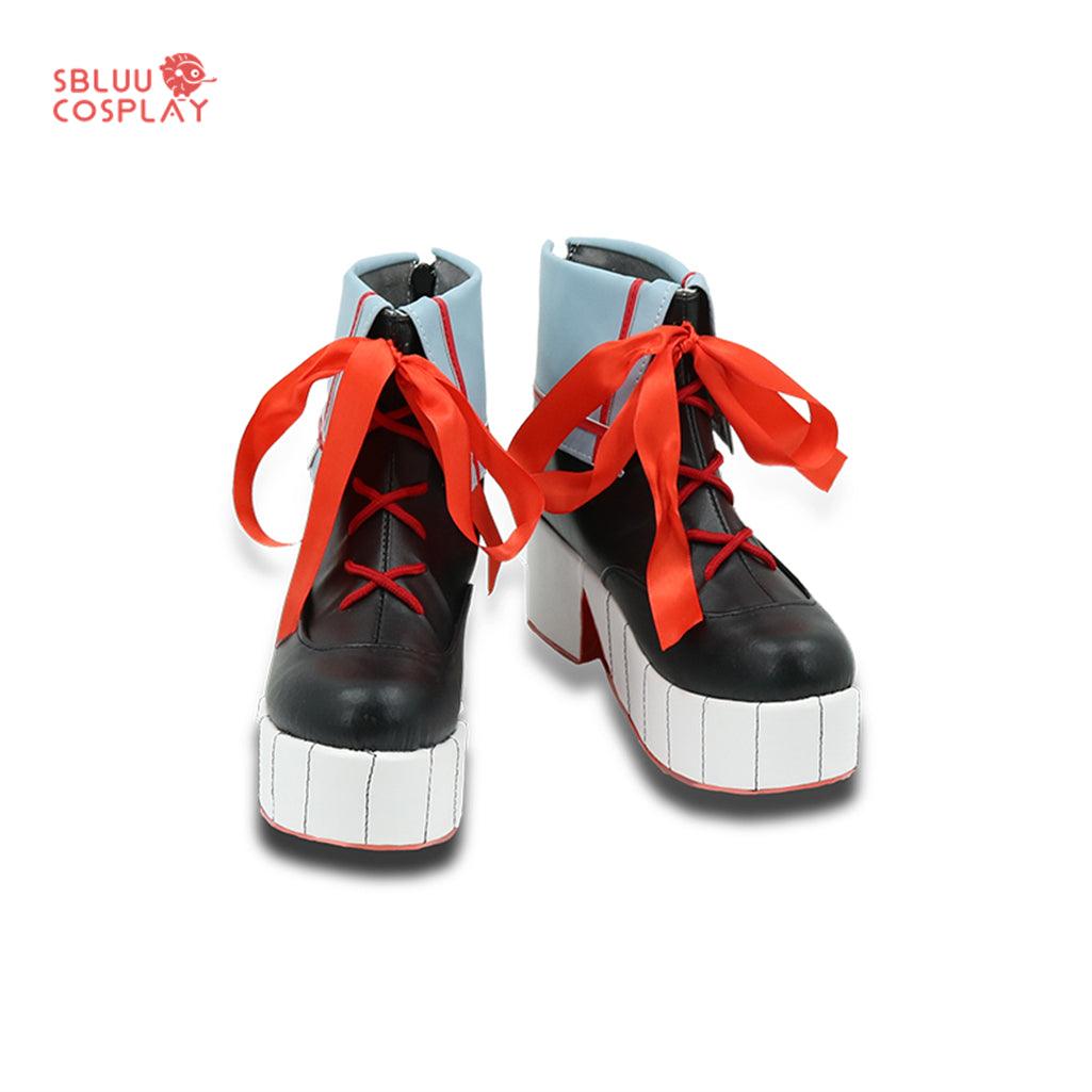 Virtual YouTuber Hololive Nakiri Ayame Cosplay Shoes Custom Made Boots - SBluuCosplay