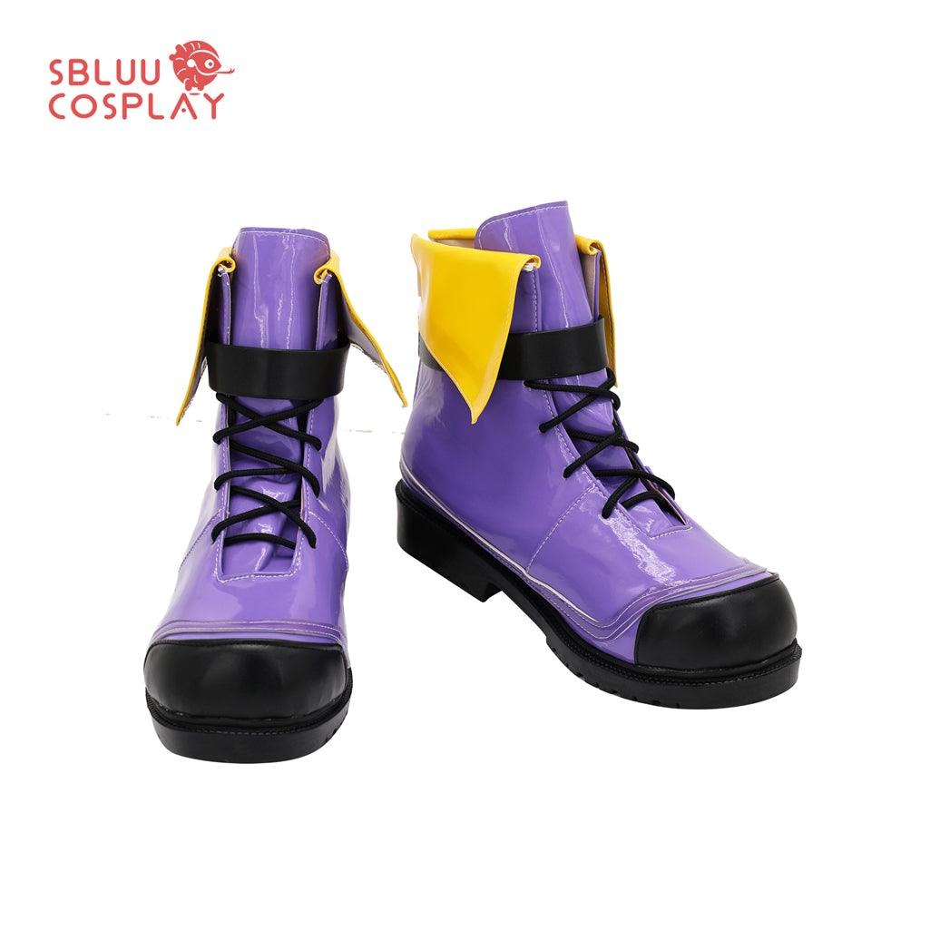 SBluuCosplay Virtual YouTuber Nekomata Okayu Cosplay Shoes Custom Made Boots - SBluuCosplay