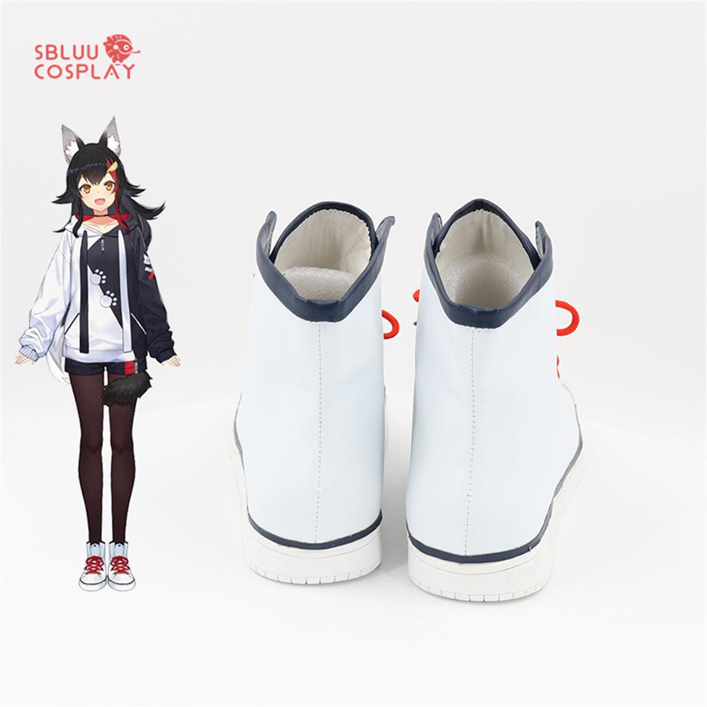 Virtual YouTuber Hololive Ookami Mio Cosplay Shoes Custom Made Boots - SBluuCosplay