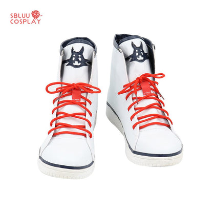 Virtual YouTuber Hololive Ookami Mio Cosplay Shoes Custom Made Boots - SBluuCosplay