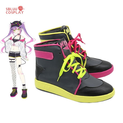 Virtual YouTuber Hololive Tokoyami Towa Cosplay Shoes Custom Made Boots - SBluuCosplay