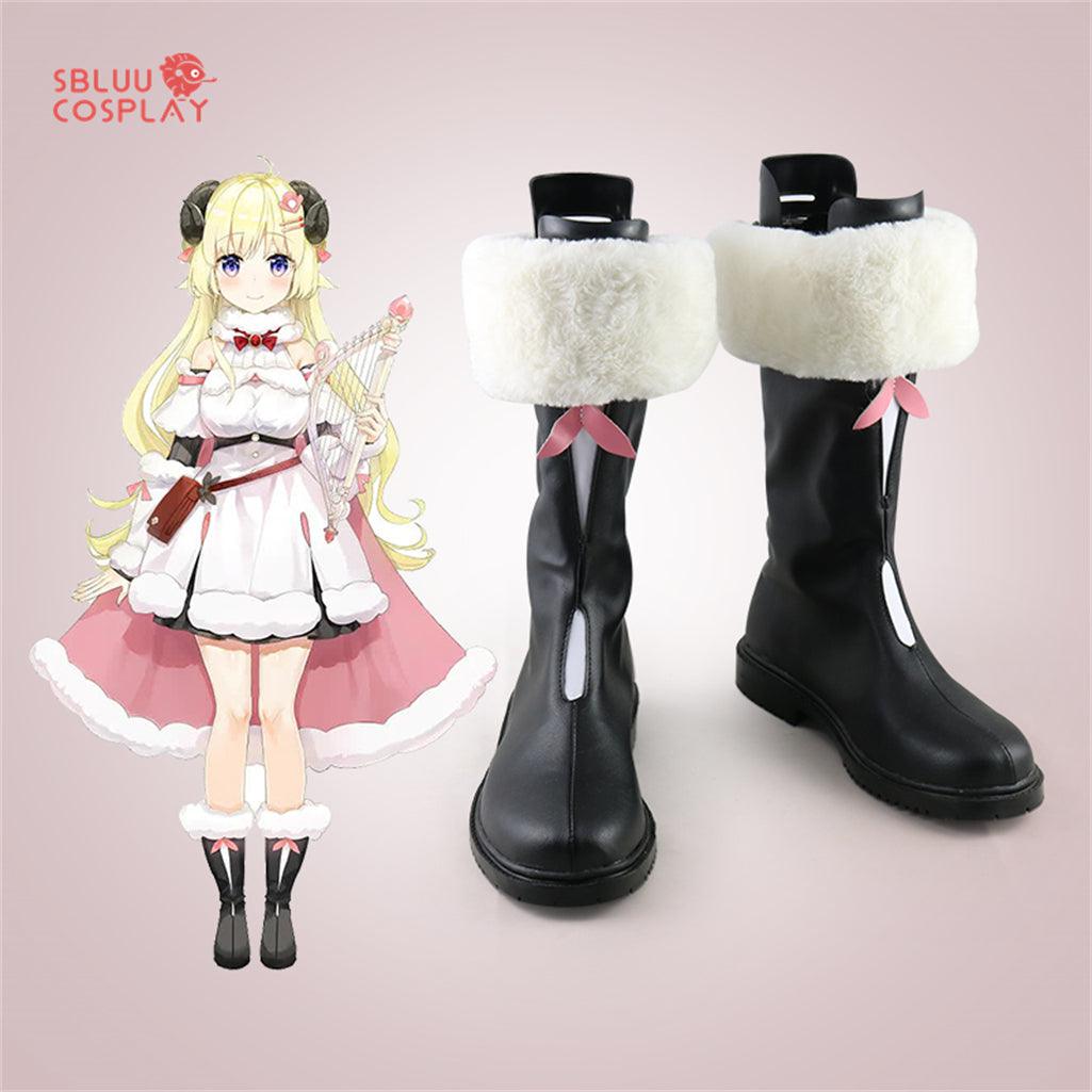 Virtual YouTuber Hololive Tsunomaki Watame Cosplay Shoes Custom Made Boots - SBluuCosplay