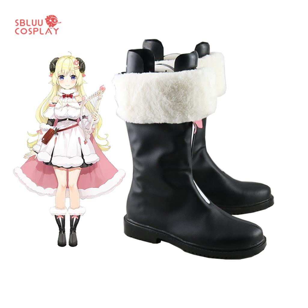 Virtual YouTuber Hololive Tsunomaki Watame Cosplay Shoes Custom Made Boots - SBluuCosplay