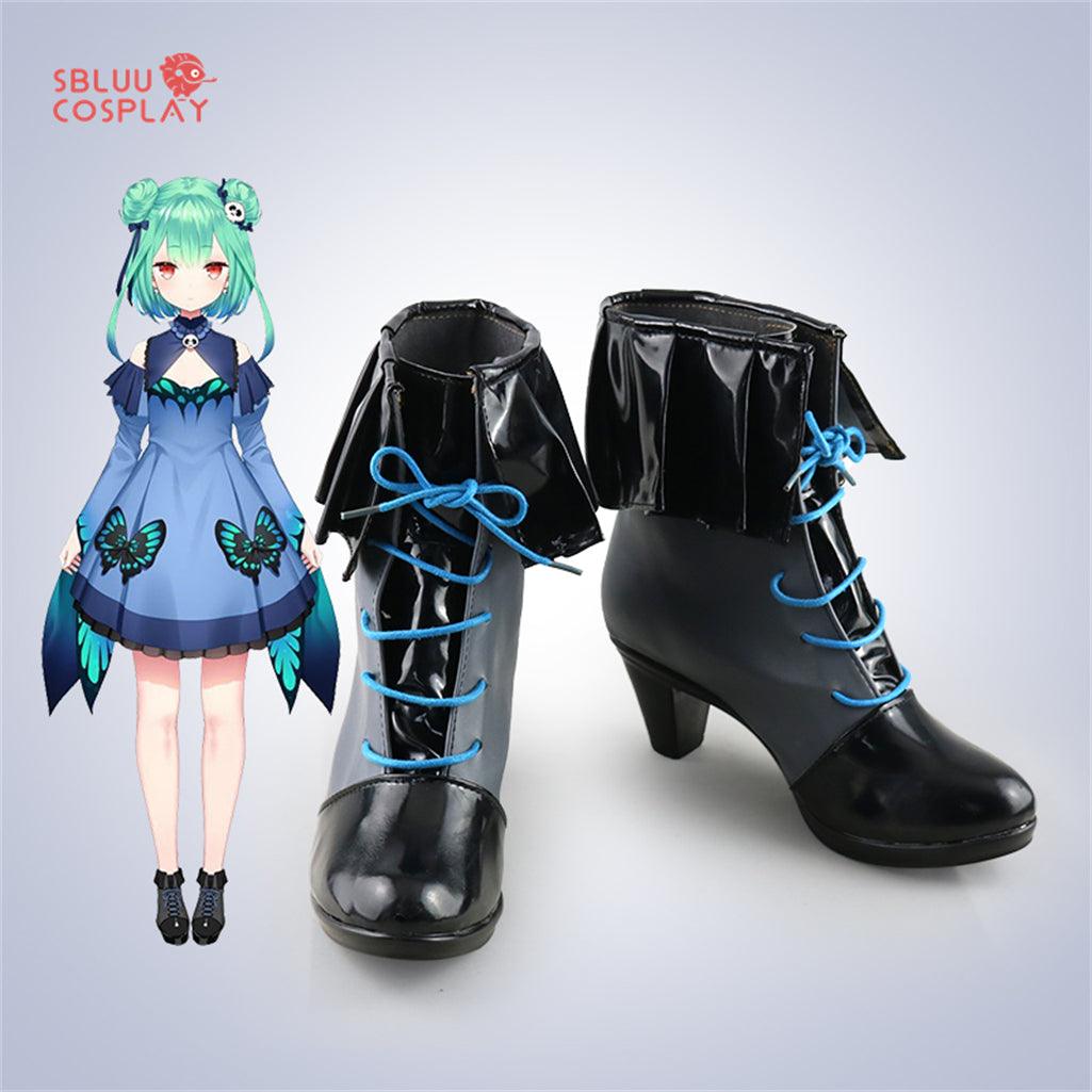 Virtual YouTuber Hololive Uruha Rushia Cosplay Shoes Custom Made Boots - SBluuCosplay
