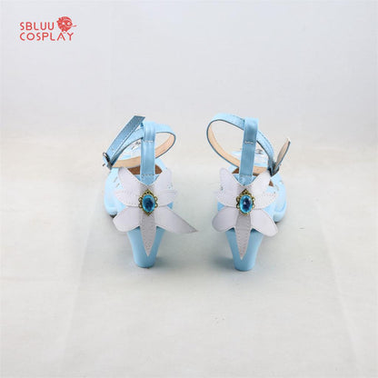 Hatsune Miku Project Diva SNOW MIKU Cosplay Shoes Custom Made - SBluuCosplay