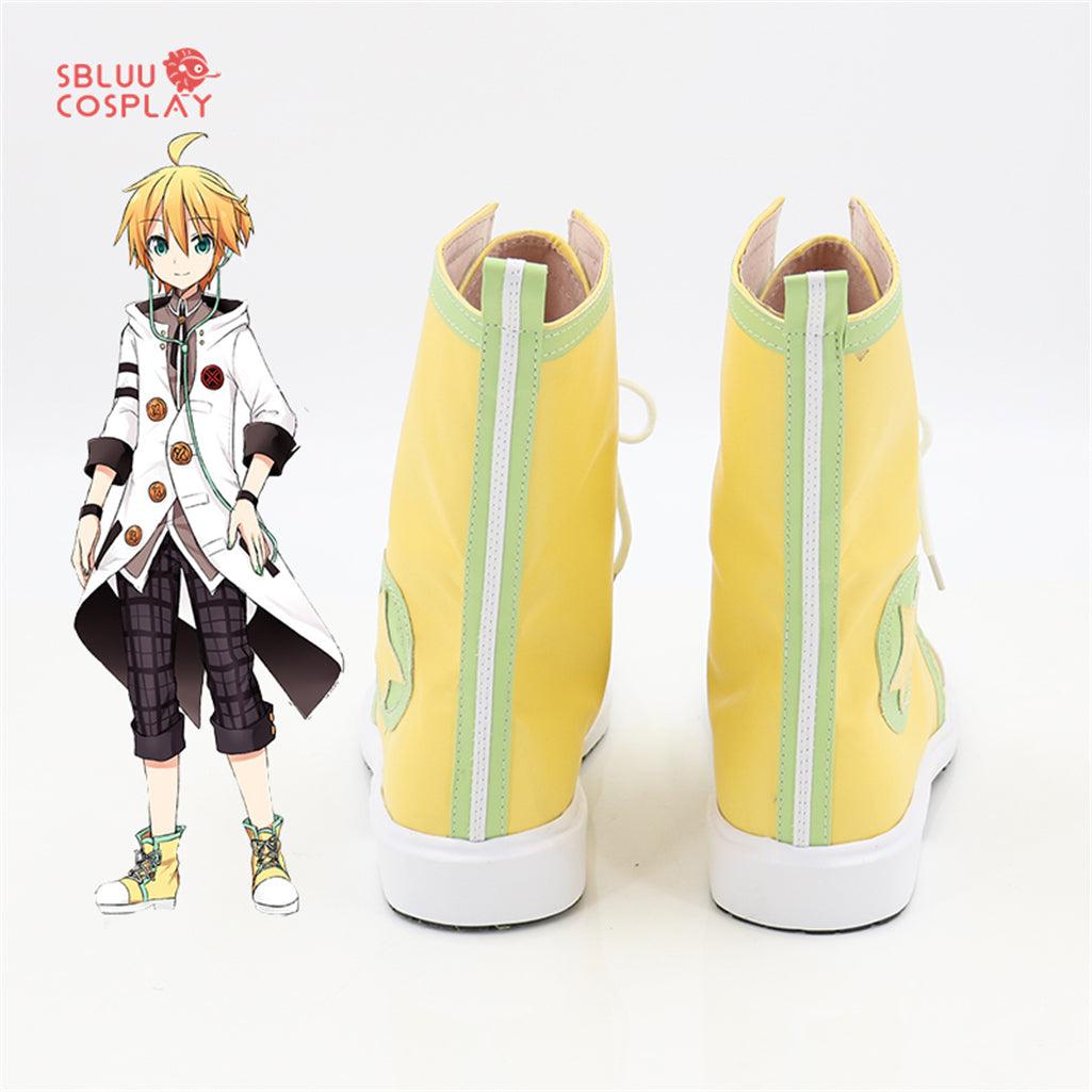 Vocaloid Kagamine Len Cosplay Shoes Custom Made Boots - SBluuCosplay