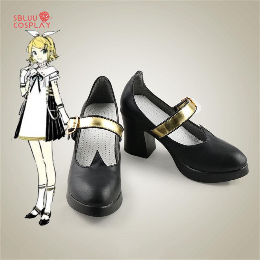 Vocaloid Kagamine Rin Cosplay Shoes Custom Made Boots - SBluuCosplay