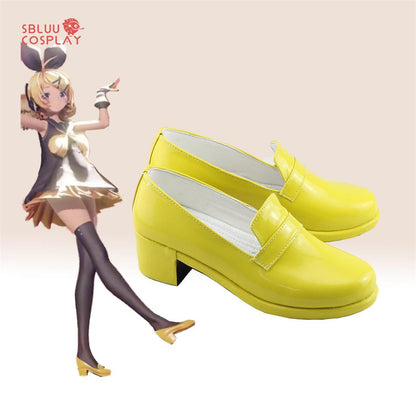 Vocaloid Kagamine Rin Cosplay Shoes Custom Made - SBluuCosplay