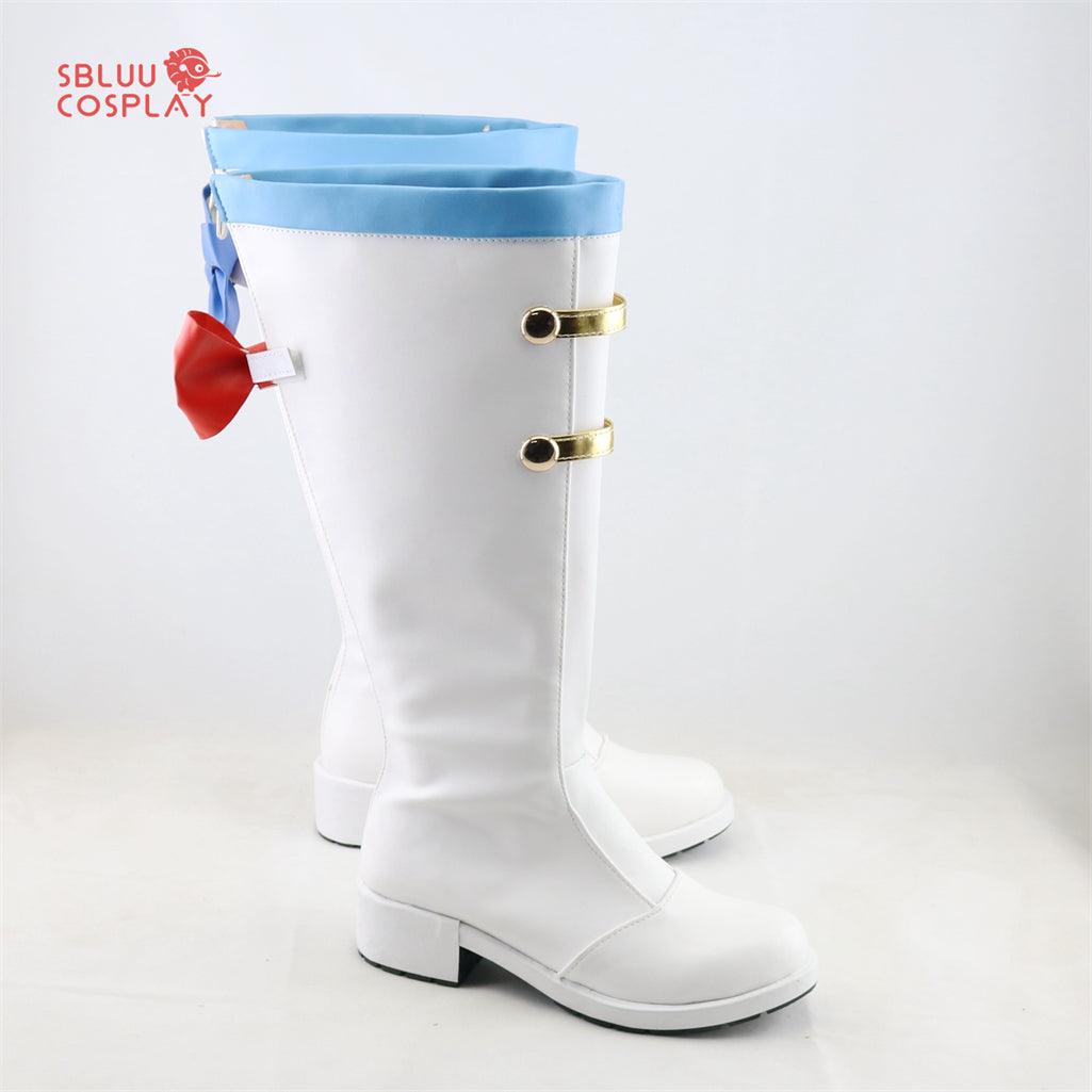 Vocaloid SNOW MIKU Cosplay Shoes Custom Made Boots - SBluuCosplay