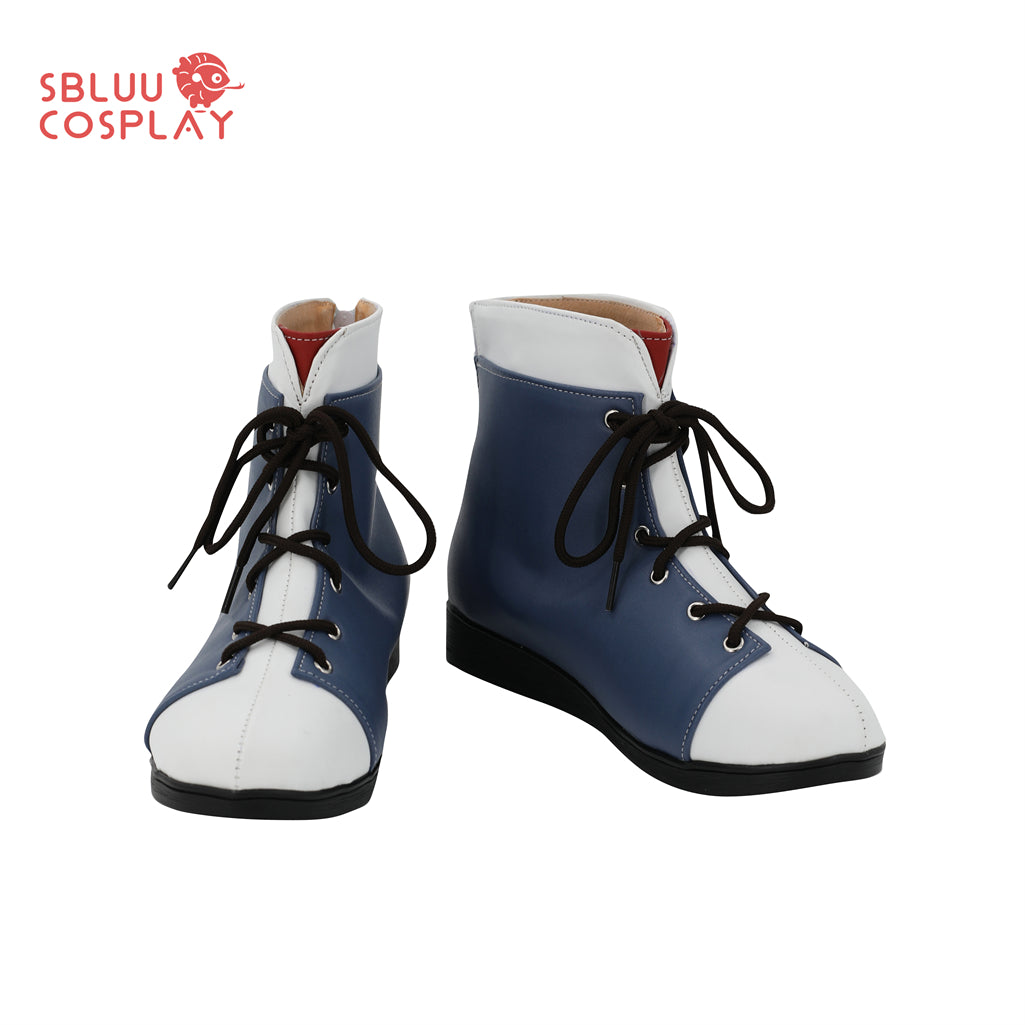 SBluuCosplay Vtuber Hololive Gawr Gura Cosplay Shoes Custom Made Boots