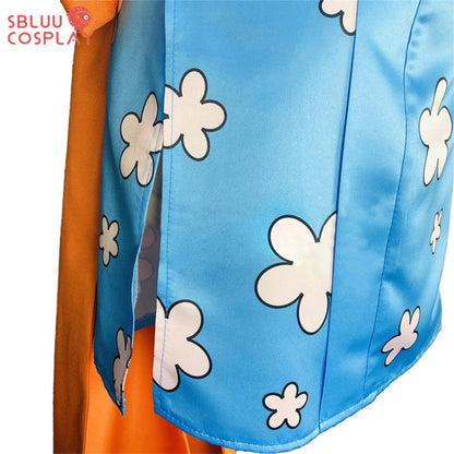 SBluuCosplay One Piece Wano Country Nami Cosplay Costume Kimono Outfit - SBluuCosplay