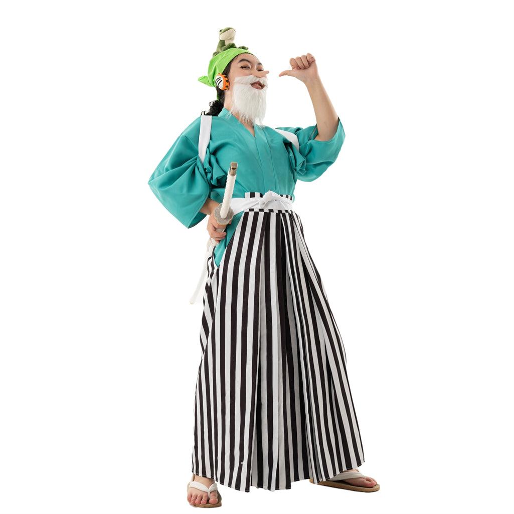 SBluuCosplay One Piece Wano Country Usopp Cosplay Costume Kimono Outfit - SBluuCosplay