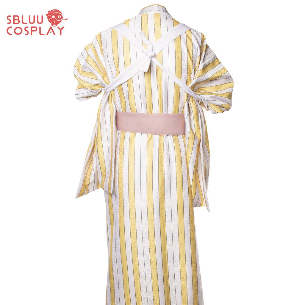SBluuCosplay One Piece Wano Country Vinsmoke Sanji Cosplay Costume Kimono Outfit - SBluuCosplay