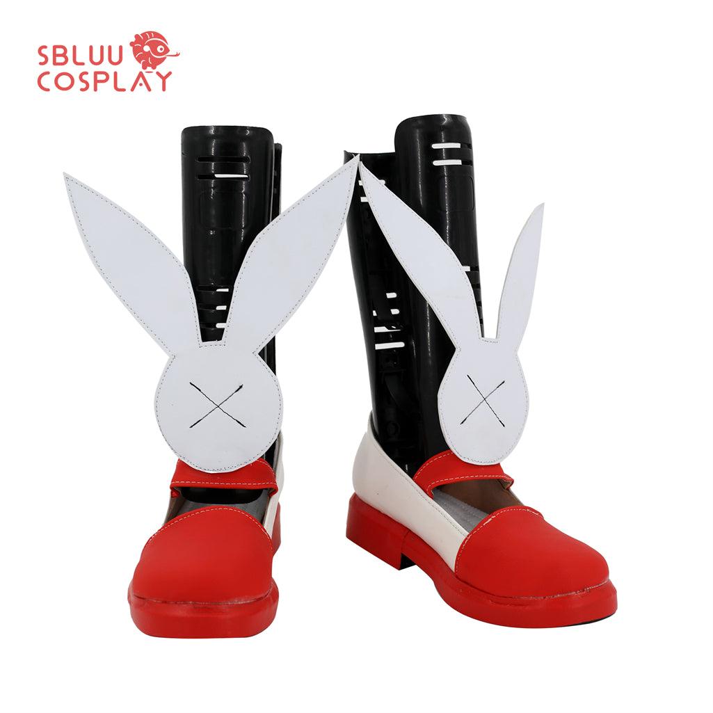 SBluuCosplay White Cat Project Tsukimi Yozora Cosplay Shoes Custom Made Boots - SBluuCosplay