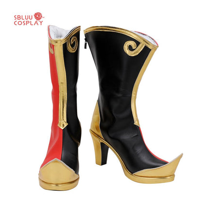 SBluuCosplay Genshin Impact Yan Fei Cosplay Shoes Custom Made Boots - SBluuCosplay