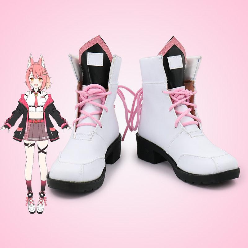 SBluuCosplay Virtual YouTuber Sakuya Azusa Cosplay Shoes Custom Made Boots - SBluuCosplay